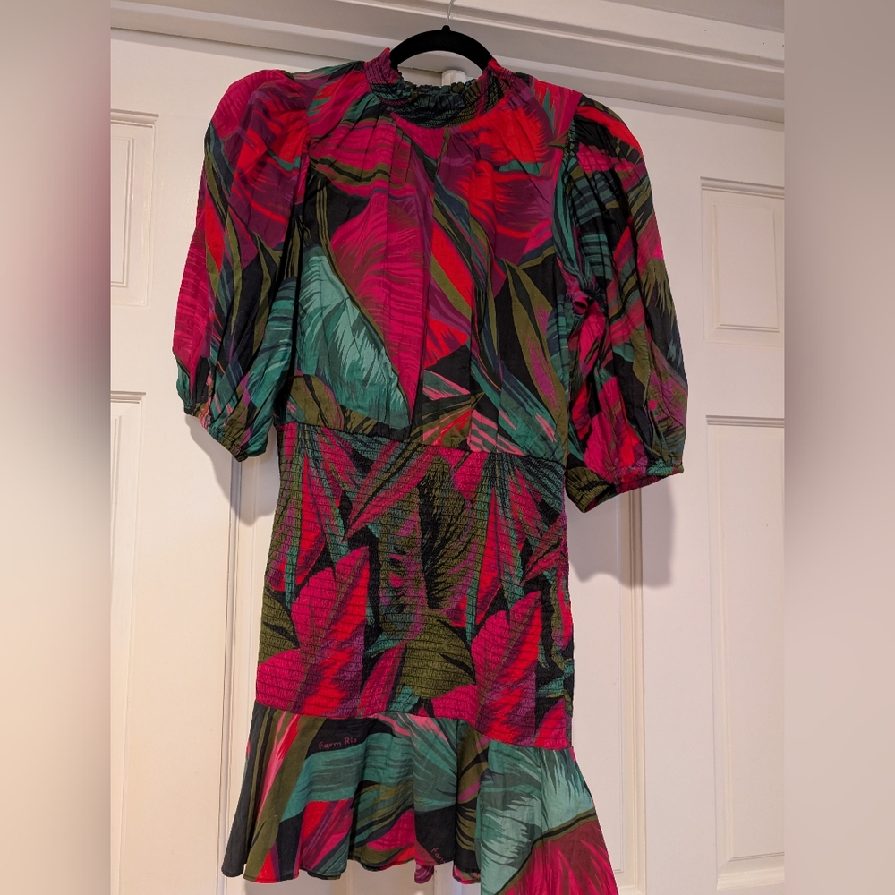 Farm Rio Vibrant Multicolor Dress
